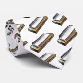 Blues Harmonica - Stropdas (Opgerold)