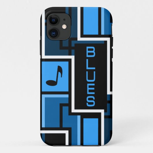 BLUES iPhone Case-Mate Case (Achterkant)
