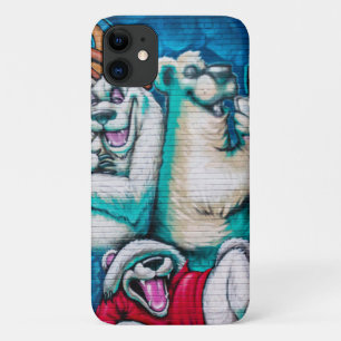 Blues lachen Fun Drie Beren iPhone 11 Hoesje