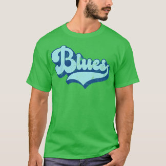 BLUES Light Tekst Versie T-shirt