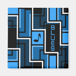 Blues magnet magneet