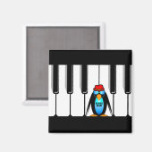 blues man piano magneet (Voorkant / Achterkant)