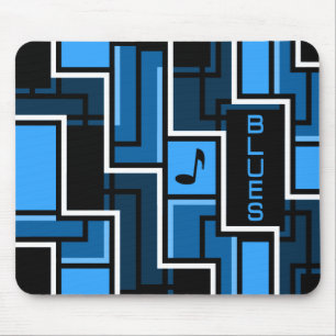Blues mousepad muismat