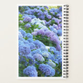 Blues Muse Hydrangeas Carnet Spiral (Dos)
