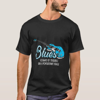 Blues Music Band Lover Harmonica Teacher Classic T T-shirt