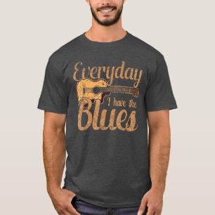 Blues muziekband liefhebber vintage gitaarleraar g t-shirt