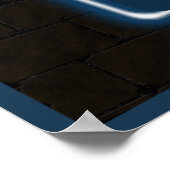 Blues Neon Sign Poster (Hoek)