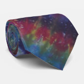 Blues & Purples & Reds Stropdas (Opgerold)