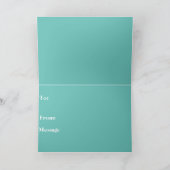 Blues Singer Bedankkaart (Binnen)