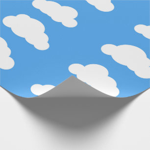Blues skies - cadeauomslag cadeaupapier