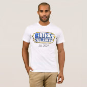 Blues Street Est. 2021 T-shirt (Voorkant volledig)