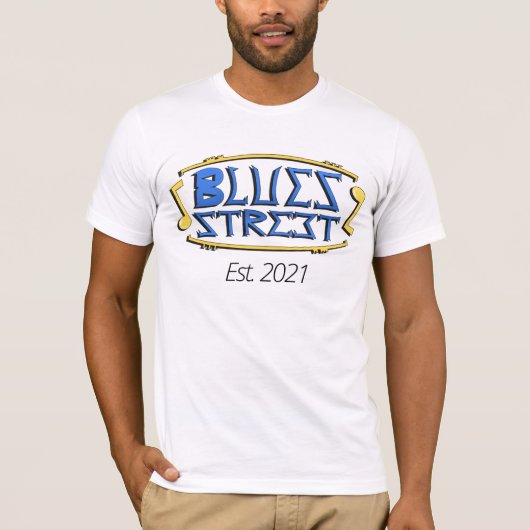 Blues Street Est. T-shirt 2021 (Devant)