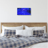 Blues Weed Canvas Afdruk (Insitu (Slaapkamer))
