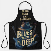 Bluesmuziek retro esthetische jazz schort (Voorkant)