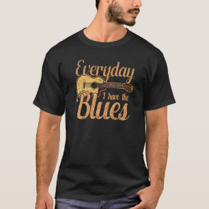 Bluesmuziekband Vintage Gitarist Blues 1 T-shirt