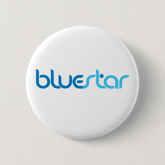 Bluestar Badge Ronde Button 5,7 Cm (Voorkant)