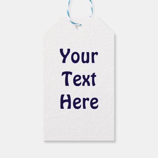 Bluestar Fractal Cadeaulabel (Achterkant)