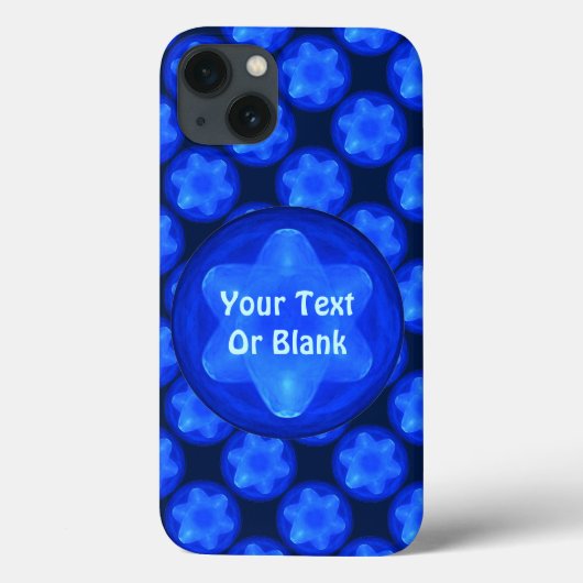 Bluestar Fractal Case-Mate iPhone Case (Achterkant)