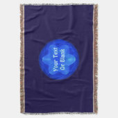 Bluestar Fractal Deken (Voorkant Verticaal)