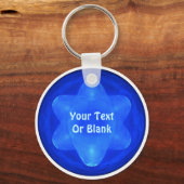 Bluestar Fractal Sleutelhanger (Voorkant)