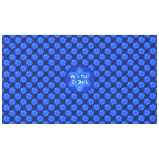 Bluestar Fractal Tafelkleed (Voorkant (Horizontaal))