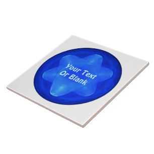 Bluestar Fractal Tegeltje