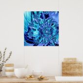 BlueSwirl Poster (Keuken)
