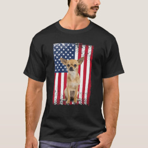 Bluetick Coonhound 4 juli Amerikaanse vlag Dog T-shirt