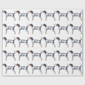 Bluetick Coonhound Cadeaupapier (Vlak)