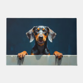 Bluetick Coonhound deurmat Kunst (Voorkant)