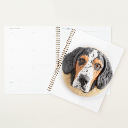 Bluetick Coonhound Dog 3D inspiré (Devant avec enveloppe)