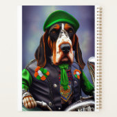 Bluetick Coonhound Driving Bike St. Patrick's Day (Dos)
