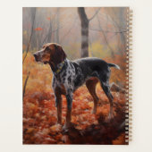 Bluetick Coonhound en automne Leaves automne Inspi (Dos)