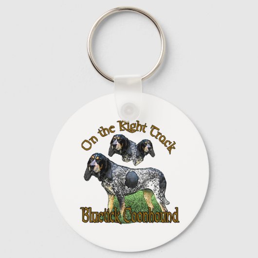 Bluetick Coonhound Gifts Sleutelhanger (Voorkant)