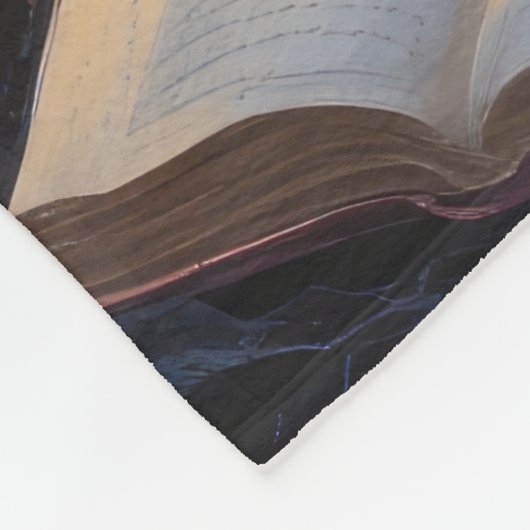 Bluetick Coonhound grillig Halloween schilderij Fleece Deken (Hoek)