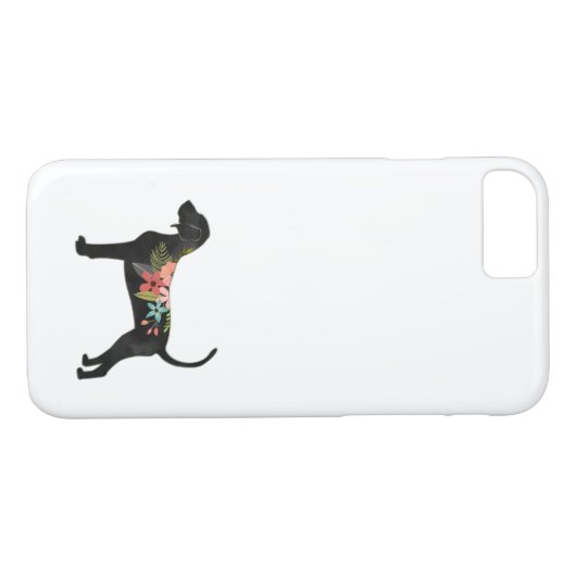 Bluetick Coonhound Hondenras Boho Silhouette Case-Mate iPhone Case (Achterkant (Horizontaal))