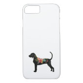 Bluetick Coonhound Hondenras Boho Silhouette Case-Mate iPhone Case (Achterkant)