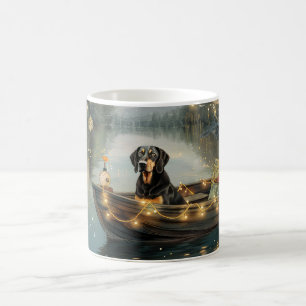 Bluetick Coonhound Kerst Festivale Reis Koffiemok