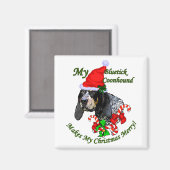 Bluetick Coonhound-kerstcadeautjes Magneet (Voorkant / Achterkant)
