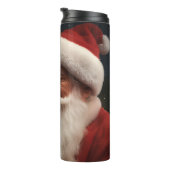Bluetick Coonhound met Kerstman Kerstmis Thermosbeker (Geroteerd rechts)