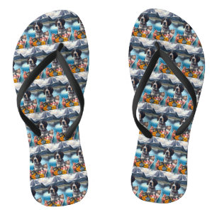 Bluetick Coonhound op een Peddel: Een Schitterend Teenslippers