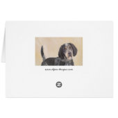 Bluetick Coonhound Painting - Cute Original Dog Ar (Achterkant Horizontaal)