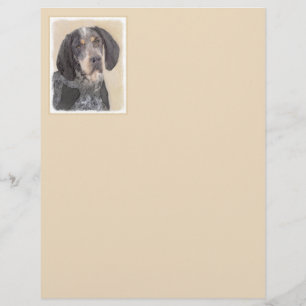 Bluetick Coonhound Painting - Cute Original Dog Ar