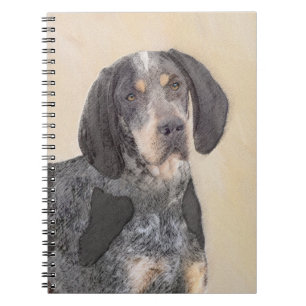 Bluetick Coonhound Painting - Cute Original Dog Ar Notitieboek
