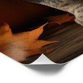 Bluetick Coonhound Puppy Herfst Delight Pompoen Perfect Poster (Hoek)