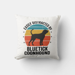 Bluetick Coonhound Vintage Hond Liefhebber Shirt O Kussen