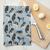 Bluetick Coonhounds Theedoek (Quarter Fold)