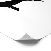 Bluetick Dog - Halloween Moon Silhouette Classic T Poster (Hoek)