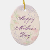 Bluetick Heart Mam Ceramic Ornament (Achterkant)