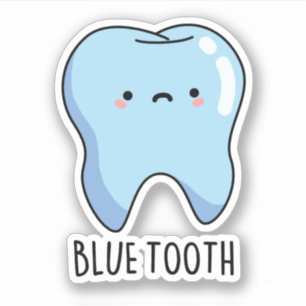 Bluetooth Grappige Technische Blue Tooth Grappenma Sticker